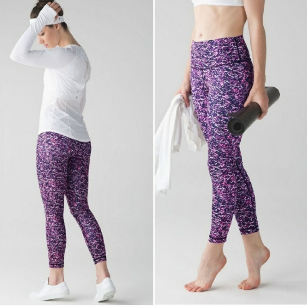 LULULEMON High Times Pant Mini Ripple Boom size 4